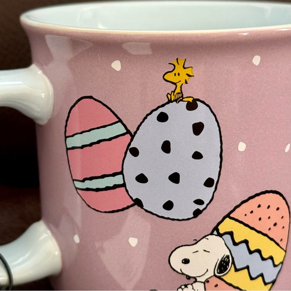 Peanuts Easter Fun - Snoopy & Woodstock with Easter Eggs Ceramic Mug - Picture 9 of 12